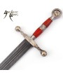 Saint George Damascus Steel Sword - Legendary Design