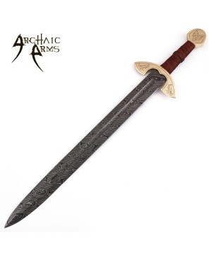 Damascus Steel Medieval Swords by Archaic Arms