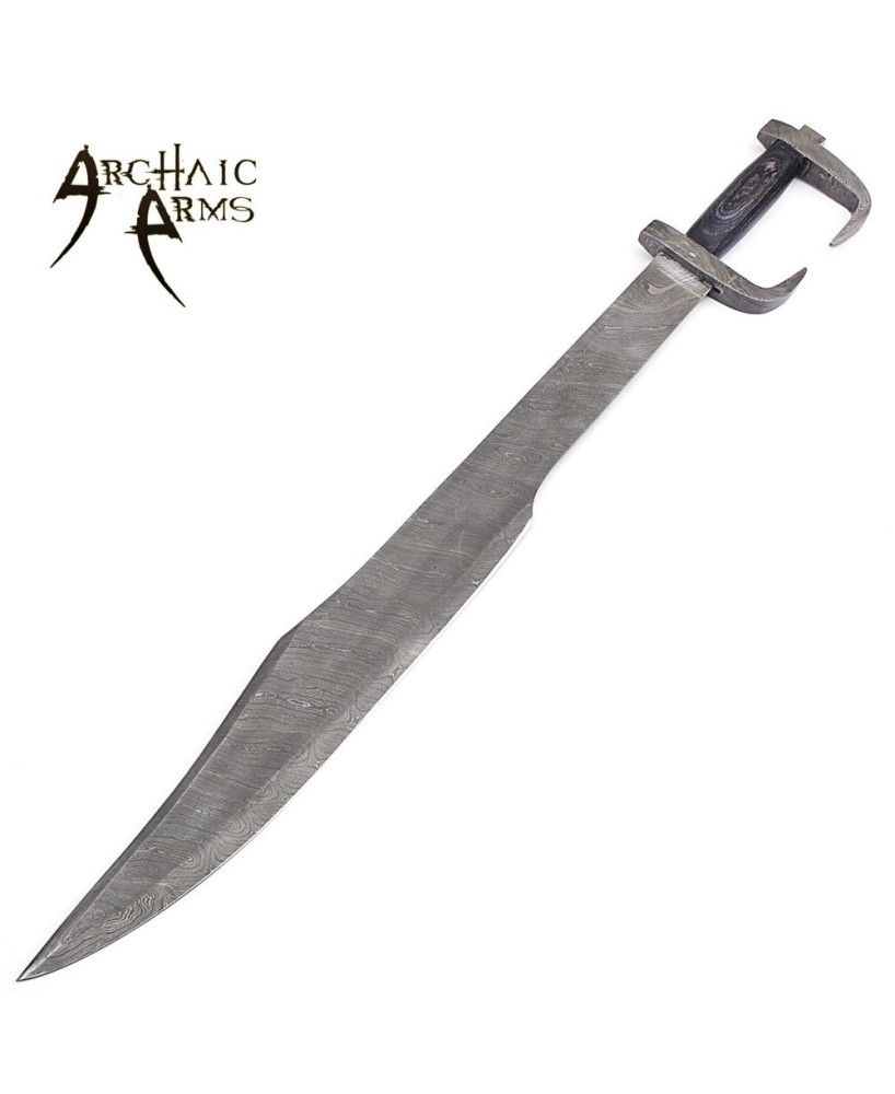 King of Spartan Damascus Sword - Archaic Arms