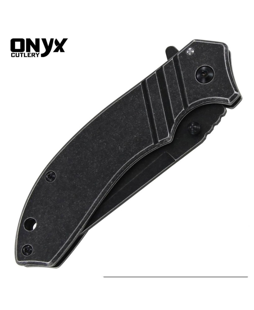 Spring Blade Steel Isolation Pocket Knife by Onyx Cutlery