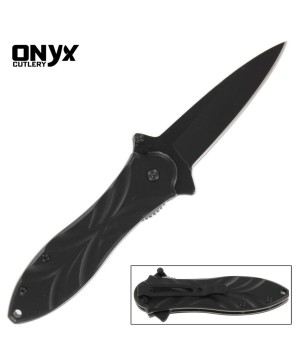 Dark Mirage Spring Assist Knife by Onyx Cutlery