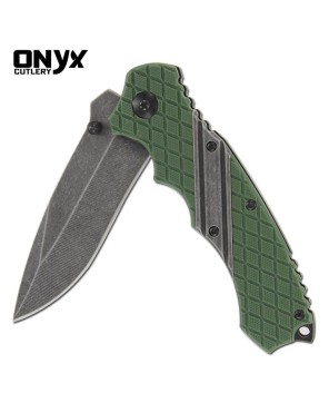 Jackal Drop Point Spring Assist Knife by Onyx Cutlery