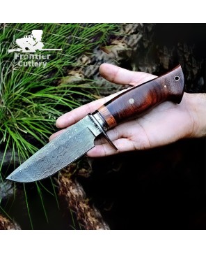 BIGCAT Damascus Steel Hunting Knife