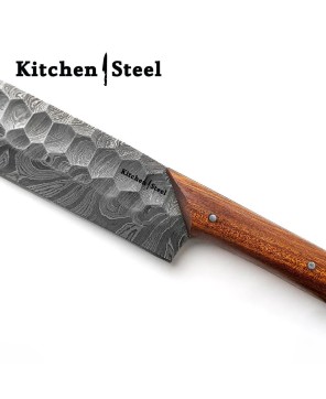 Custom Handmade Damascus Steel BBQ Slicer Knife