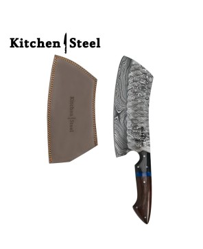 Best Quality Damascus Steel Cleaver Knife