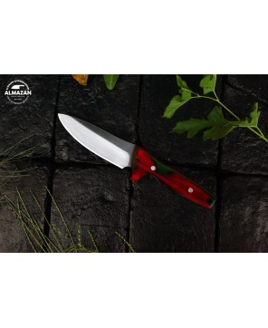 Almazan® Custom Skinning Knife - Wood Handle