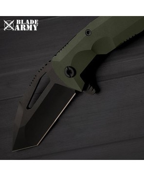 D2 Tool Steel Tactical Folding Knife