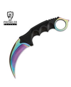 Prowler Defense Titanium Rainbow Blade Knife