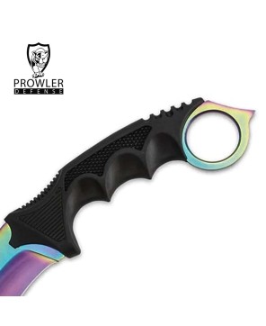 Prowler Defense Titanium Rainbow Blade Knife