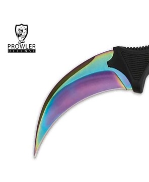 Prowler Defense Titanium Rainbow Blade Knife