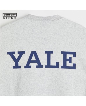 Yale French Terry Sweatshirt in Light Gray