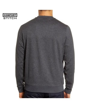 Relaxed Fit Appliquéd Sweatshirt in Dark Gray