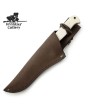 buffalo hunter, smooth white bone  Hunting knife by frontier Cutlery