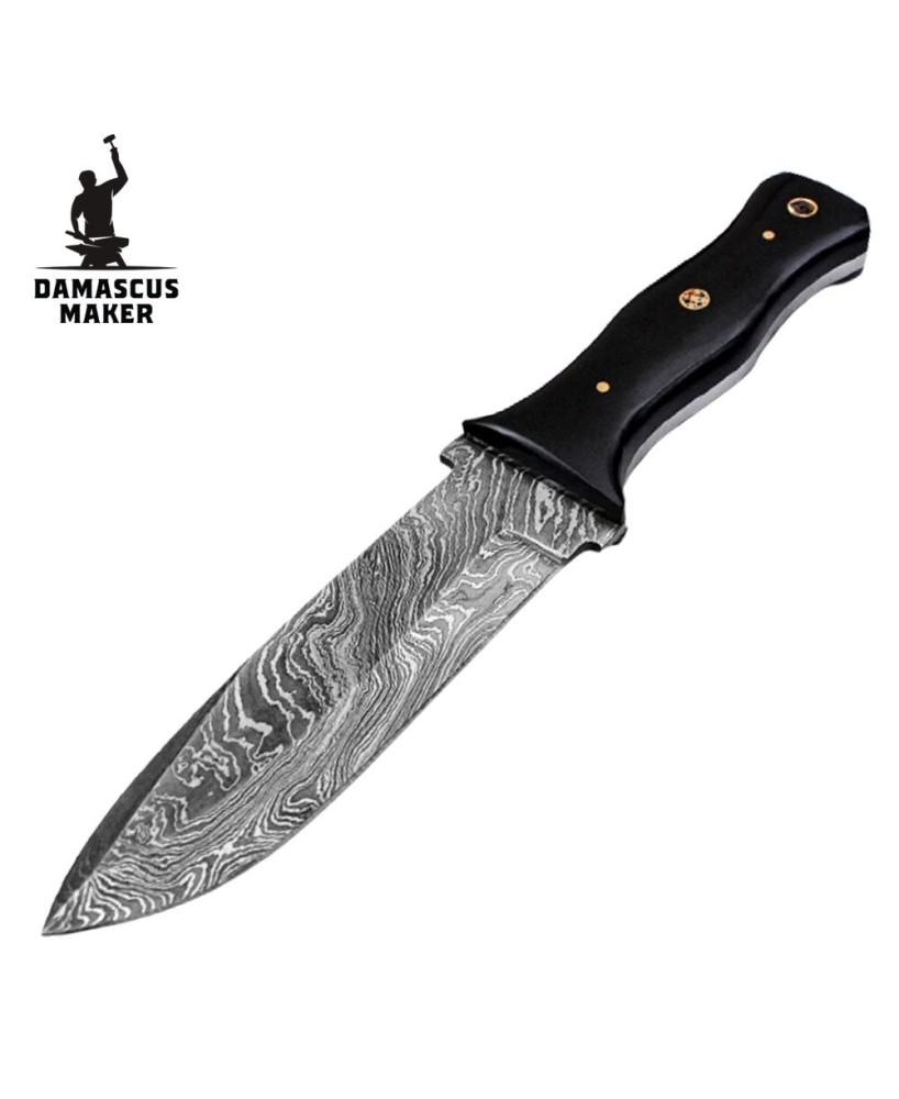 Damascus Maker Forged Hunting Knife