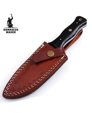 Damascus Maker Forged Hunting Knife