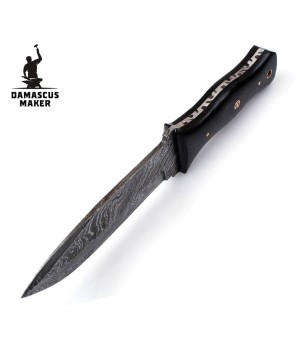 Damascus Maker Forged Hunting Knife