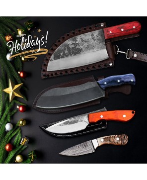 Holiday Outdoor Knives Set: Essential Gear for Explorers