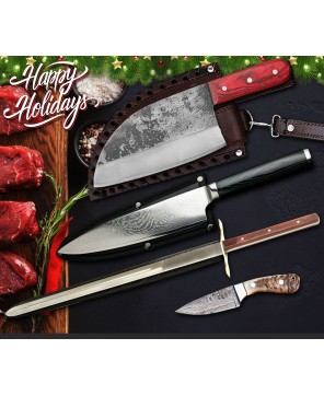 Premium Holiday Outdoor Knives Set - Nature's Necessity