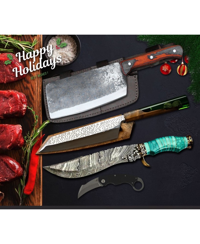 Holiday Outdoor Knives Set