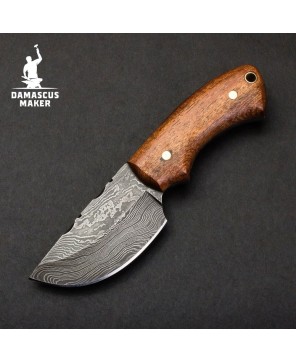 Damascus Maker Skinner Knife