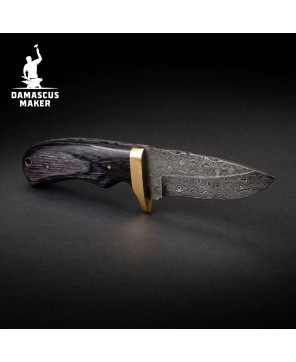 Damascus Maker Skinner Knife