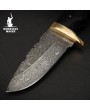 Damascus Maker Skinner Knife