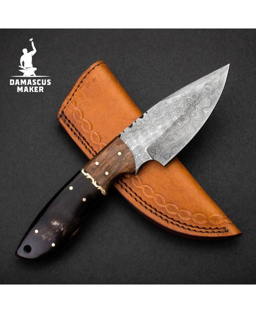 Damascus Hunting Knife