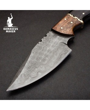 Damascus Hunting Knife