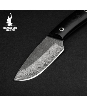 Fixed Blade Damascus Hunting Knife