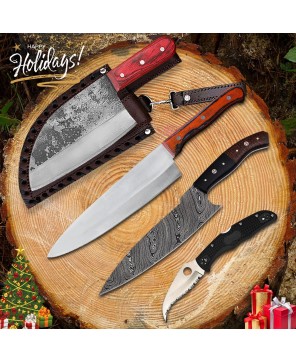 Hiker's Haven Holiday Outdoor Knives Set