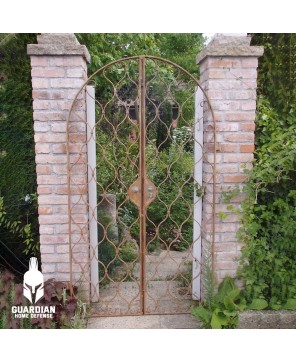 Antique Iron Gate Gullwing Door Gate Garden Gate Lattice Lattice Door Lattice Gate Wrought Iron !! Forwarding / shipping not inc