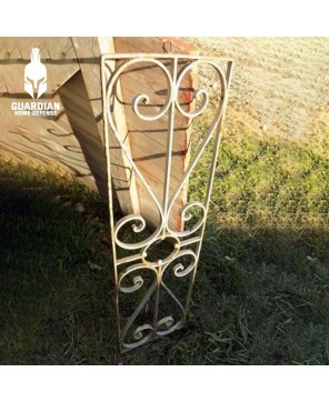 Ornamental Metal Panel Architectural Salvage Decor Grate Window Guard Return d, Salvage Piece, Rustic Decor, Home Decor