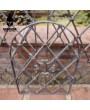 Old forged grid Wrought iron grid Iron grid Trellis Window grid Ornamental grid Garden Climbing aid Plant support Plant support