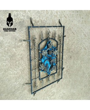 Window grate, window grille, window art, metal panel, window cover, grate, panel, fence,stair railing,balcony decor,privacy scre