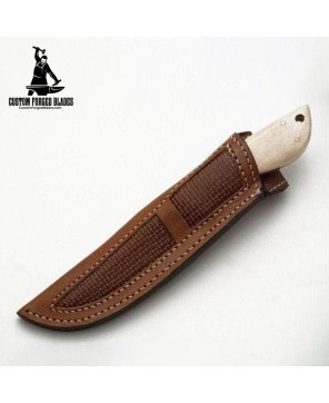 Hand-Forged Damascus Hunting Knife