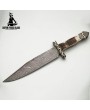 Custom Forged Blades Big Game Hunting Knife