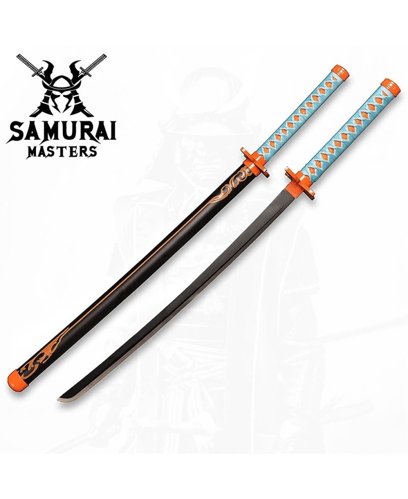 Handmade Stainless Steel Blade Katana - Inspired by Demon Slayer Anime