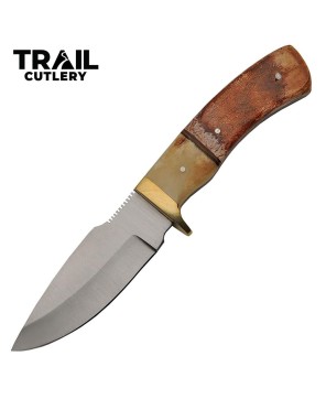 Trail Cutlery Hunting Knife - Burned Bone