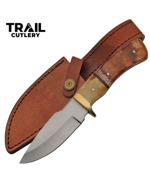 Trail Cutlery Hunting Knife - Burned Bone