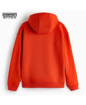 Our Vibrant Orange Cotton Polyester Hoodie