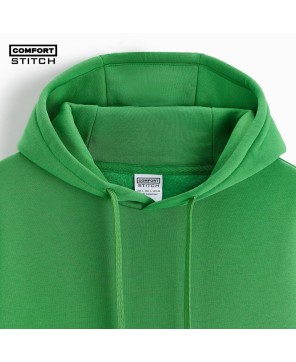 Green Comfort Cotton-Polyester Blend Hoodie