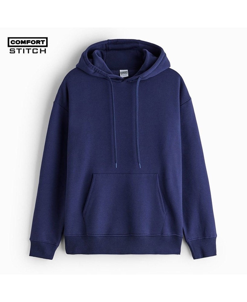 Ink Blue Hoodie - Comfort Stitch, Adjustable