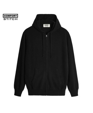  CASHMERE KNIT HOODIE