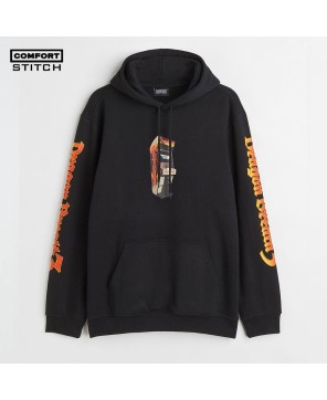 Regular Fit Printed Hoodie