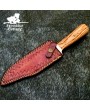 Custom Spike Hunting Knife - Hand-Forged Steel