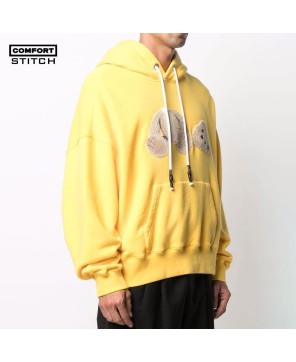 Bear logo-print hoodie