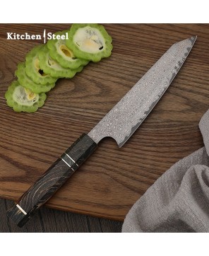 Professional VG-10 Damascus Kitchen Knife - Precision and Versatility