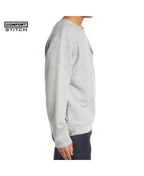 Birchin Grey Marl Flap Pocket Sweatshirt