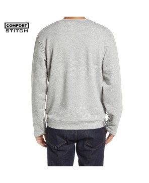 Birchin Grey Marl Flap Pocket Sweatshirt