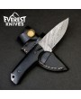 Damascus Skinner Hunting Knife